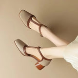 Isava | Mid Heel Leder Schuhe