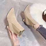 Erin - Plateauboots aus Kunstwildleder