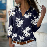 Van Elst Mode® | MODISCH BEDRUCKTE BLUSE