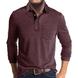 Herren Langarmshirt in Unifarbe