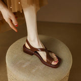 Vianne™ Leder Sandalen