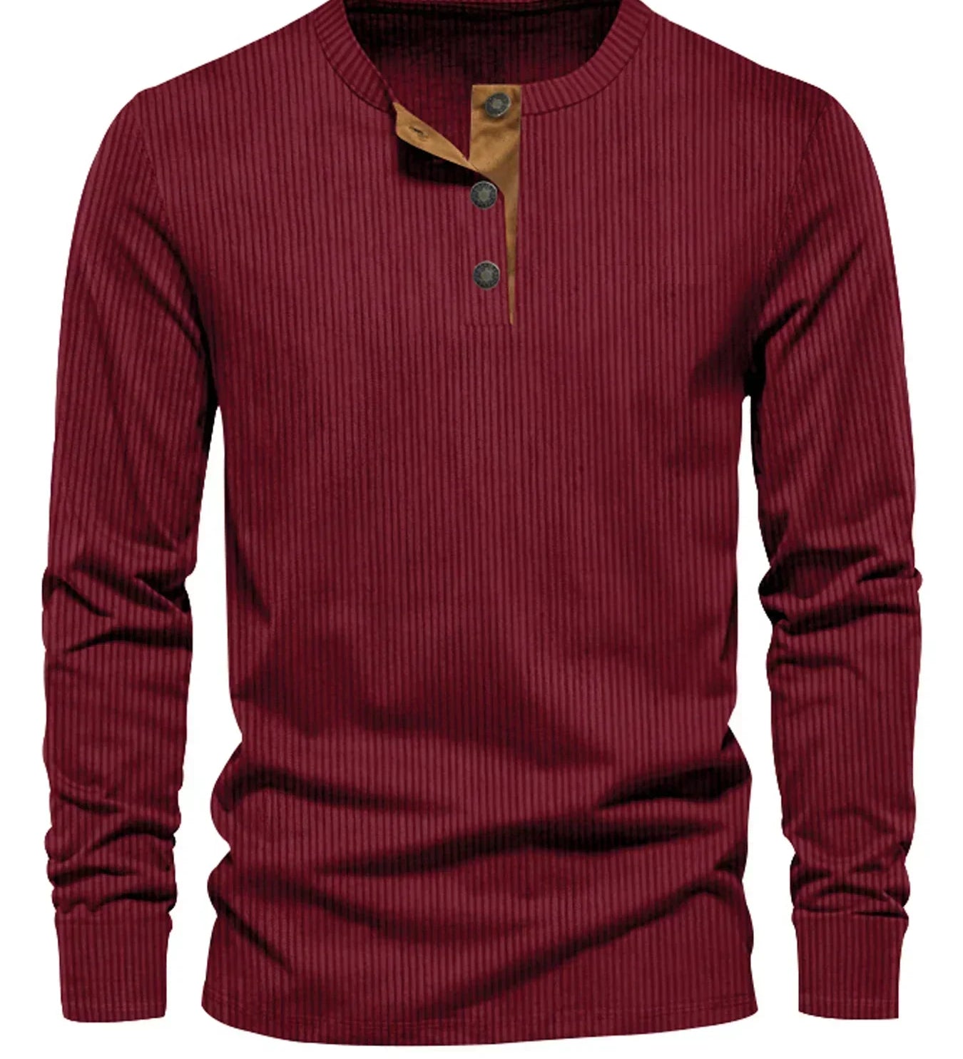Klassisches Herren-Langarmshirt