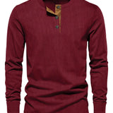 Klassisches Herren-Langarmshirt