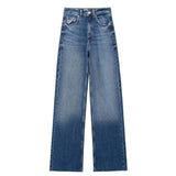 Van Elst Mode® | Blaue Damenhose Weit