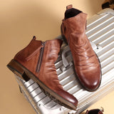 Chelsea-Stiefel aus Leder