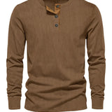Klassisches Herren-Langarmshirt