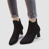 Erin - Plateauboots aus Kunstwildleder