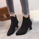 Erin - Plateauboots aus Kunstwildleder