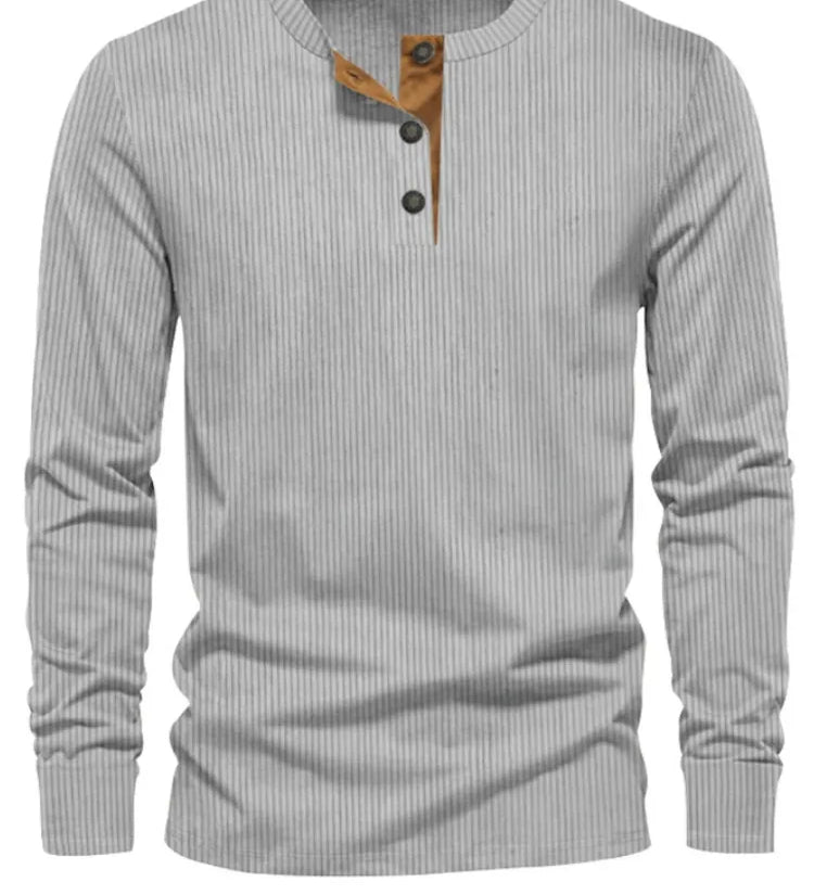 Klassisches Herren-Langarmshirt