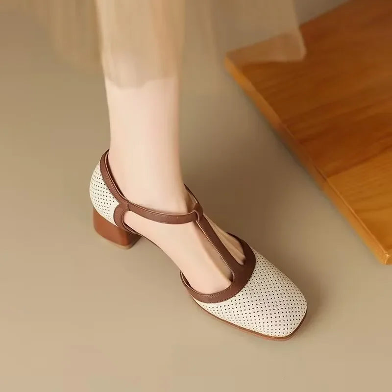 Isava | Mid Heel Leder Schuhe