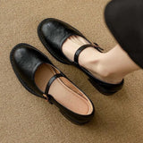 Lydia | Klassische Leder-Mary Janes