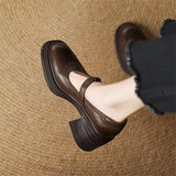 Elvana | Chunky Pumps Mary Janes