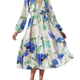 Celine | Weibliches Kleid mit Blumenmuster