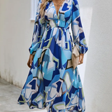 Celine | Weibliches Kleid mit Blumenmuster