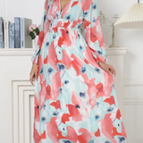 Celine | Weibliches Kleid mit Blumenmuster