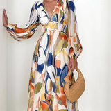Celine | Weibliches Kleid mit Blumenmuster