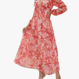 Celine | Weibliches Kleid mit Blumenmuster
