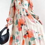 Celine | Weibliches Kleid mit Blumenmuster