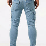 Elastische Cargo Jeans für Herren