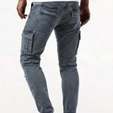 Elastische Cargo Jeans für Herren