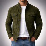 Elegante Wildlederjacke