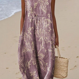 Celine - Alltags-Sommer Midi-Kleid