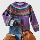 Isabell | Klassischer Vintage Pullover