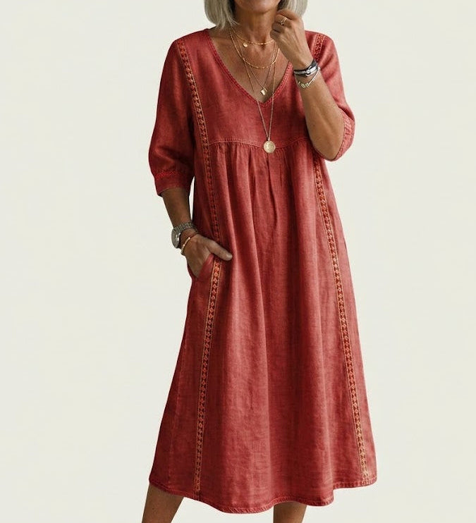 Juliette I Elegance A-Linie Maxi-Kleid
