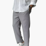 Herren Relax Fit Plissee Hose – Eleganter und Bequemer Alltags- und Business-Look