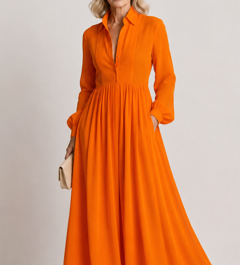 Lioren | Soft Flow Maxikleid