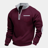 Herren-Fleece-Half-Zip-Pullover