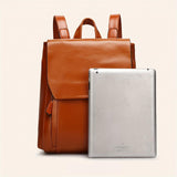 Hannelore – Vintage Rucksack Handtasche mit Steppmuster