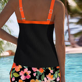Elegantes Zweiteiliges Tankini-Set