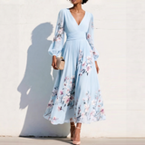 Aurelia Floral Midi Kleid