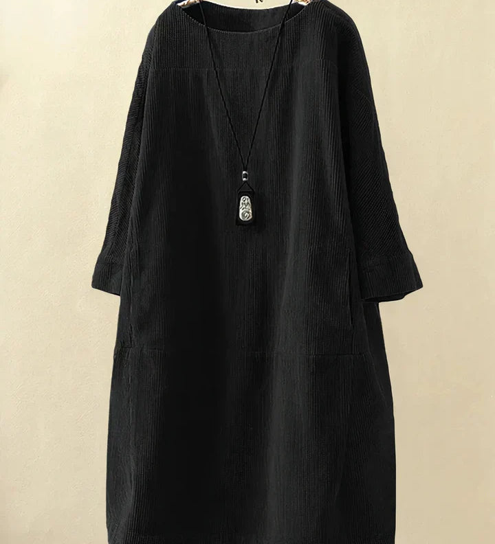 Velvra™ - Gemütliche Vintage Cord Tunika