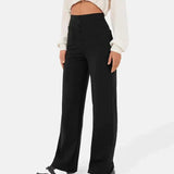 Elastische Hose mit hoher Taille