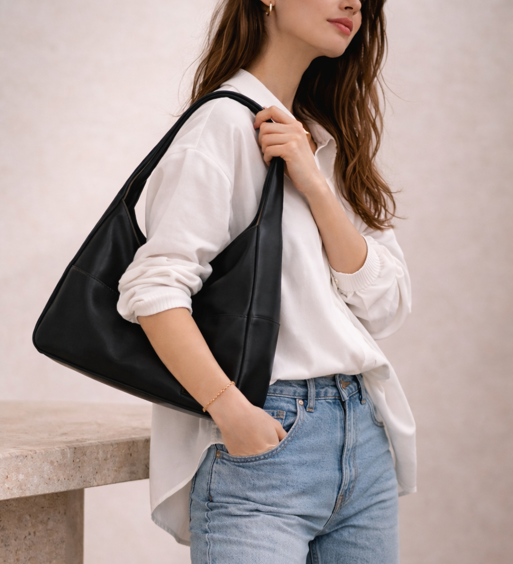 LAVERTA SIENA | Minimalistische Schultertasche