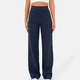 Elastische Hose mit hoher Taille