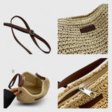 KATHY | Minimalistische Geflochtene Strohtasche