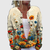 Renate™ | Cardigan mit Wiesenblumen