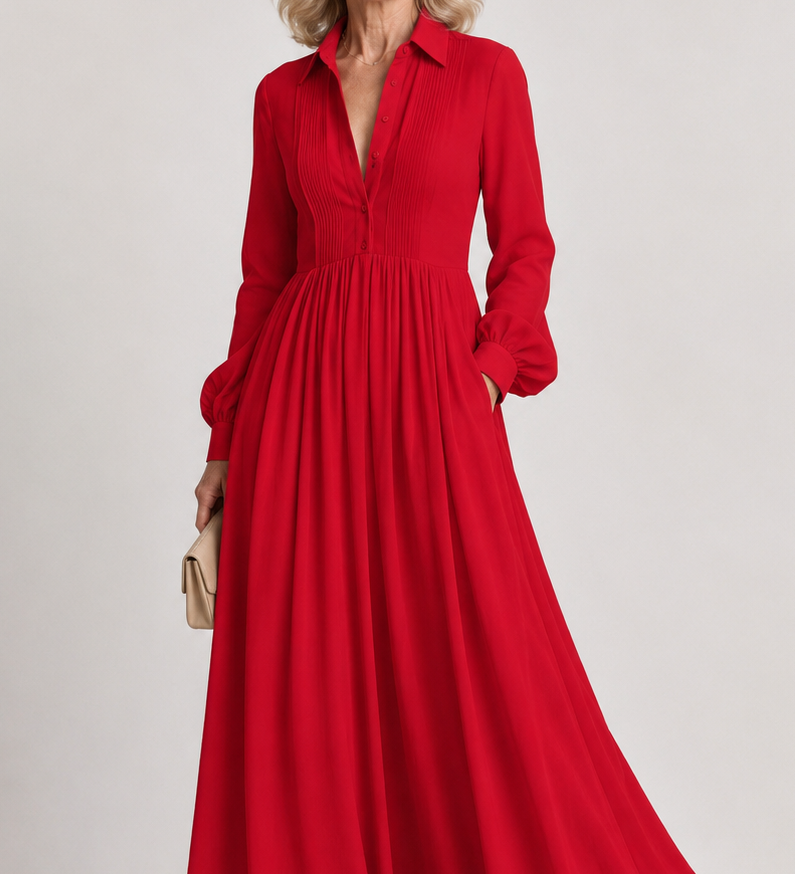 Lioren | Soft Flow Maxikleid