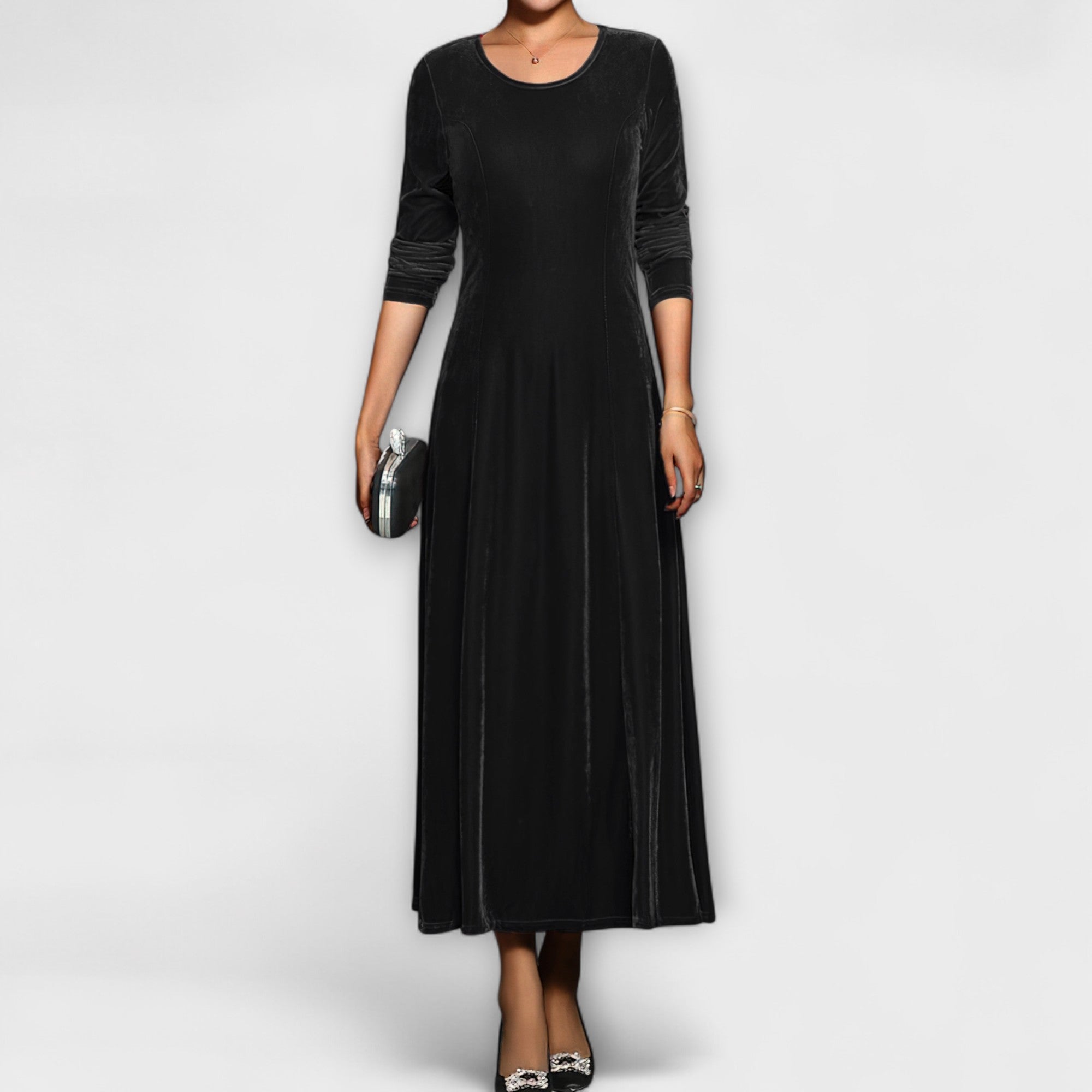 Marilou™ – Weiches Samtkleid