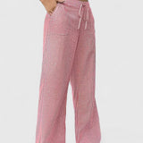 Bequeme Weite Hose mit Eleganten Details
