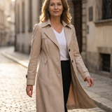 MOREAU LYON | ELEGANTER LANGER MANTEL FÜR FRAUEN