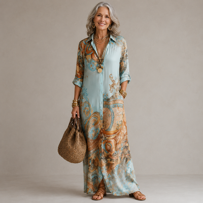Evalexy I Maxi-Kleid Print Luxury