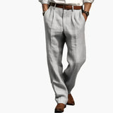 Herren Retro Anzughose – Klassische Business- und Freizeit-Hose mit weitem Bein, elegantem Look, ideal für Büro und Alltag