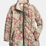 Naya | Vintage Floral Casual Steppjacke