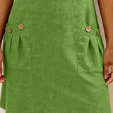 Baumwollkleid mit Reißverschluss