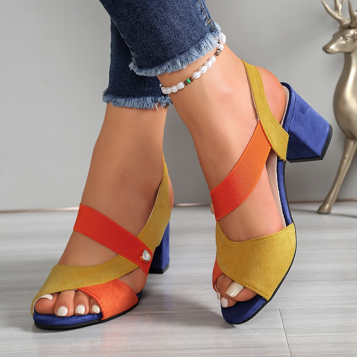 Cassia Block Sandale