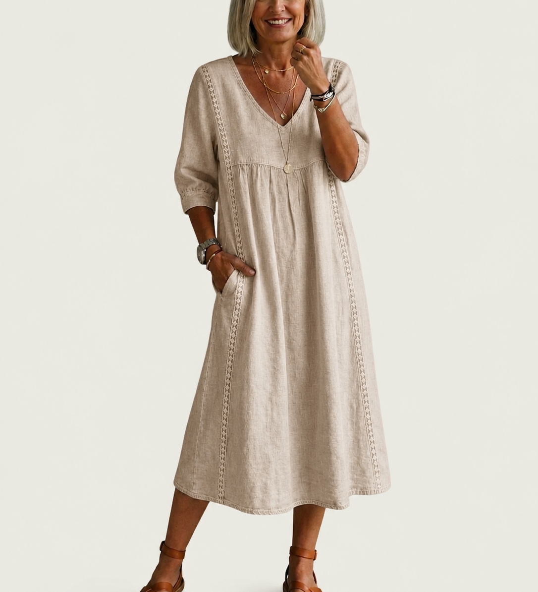 Juliette I Elegance A-Linie Maxi-Kleid